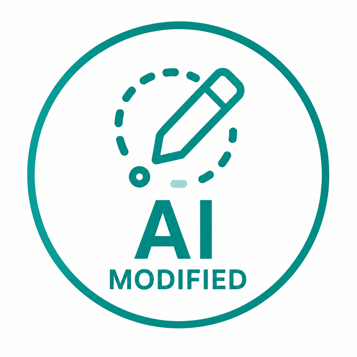 AI Modified circle badge
