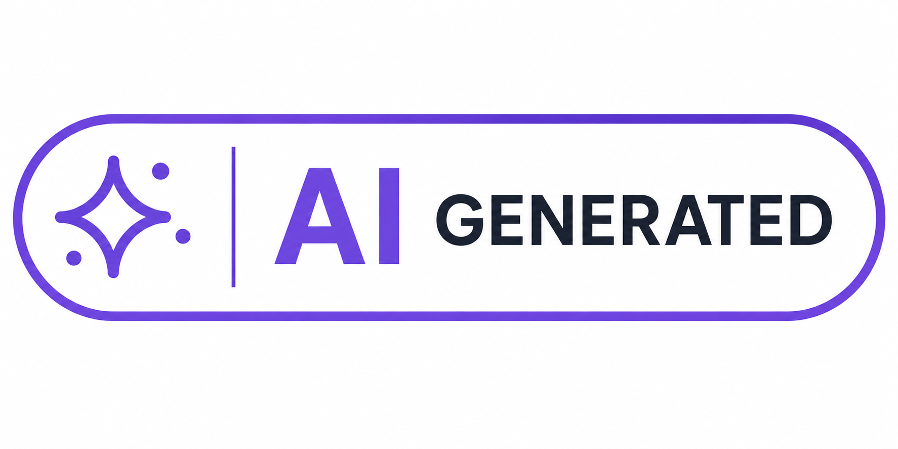 AI Generated pill badge